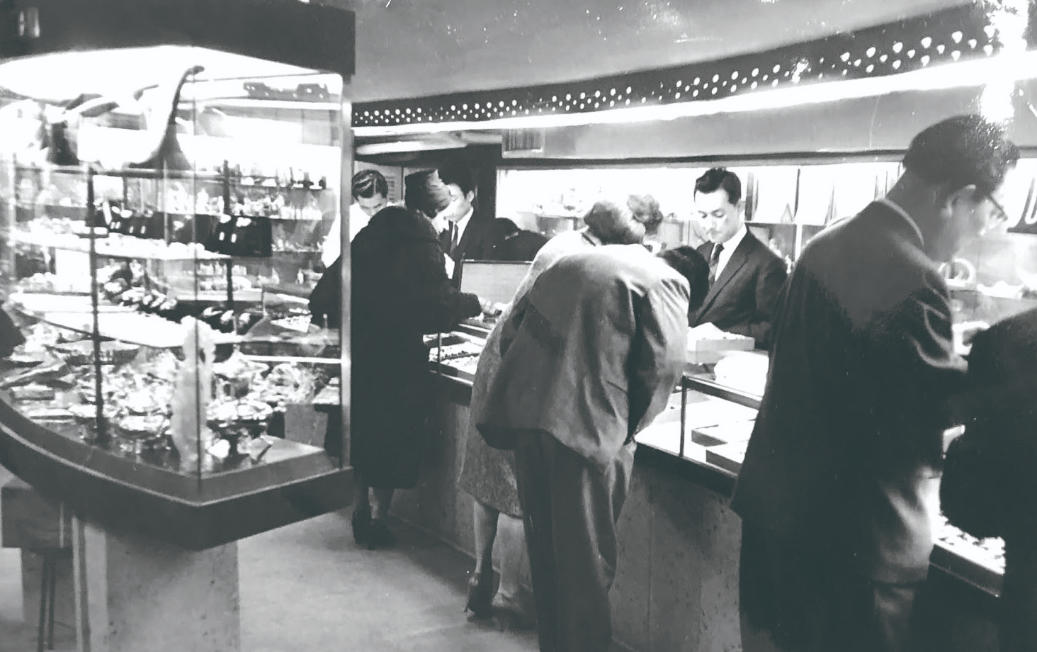 The store in the 1950s. At the time, it was barely big enough for five or six people.